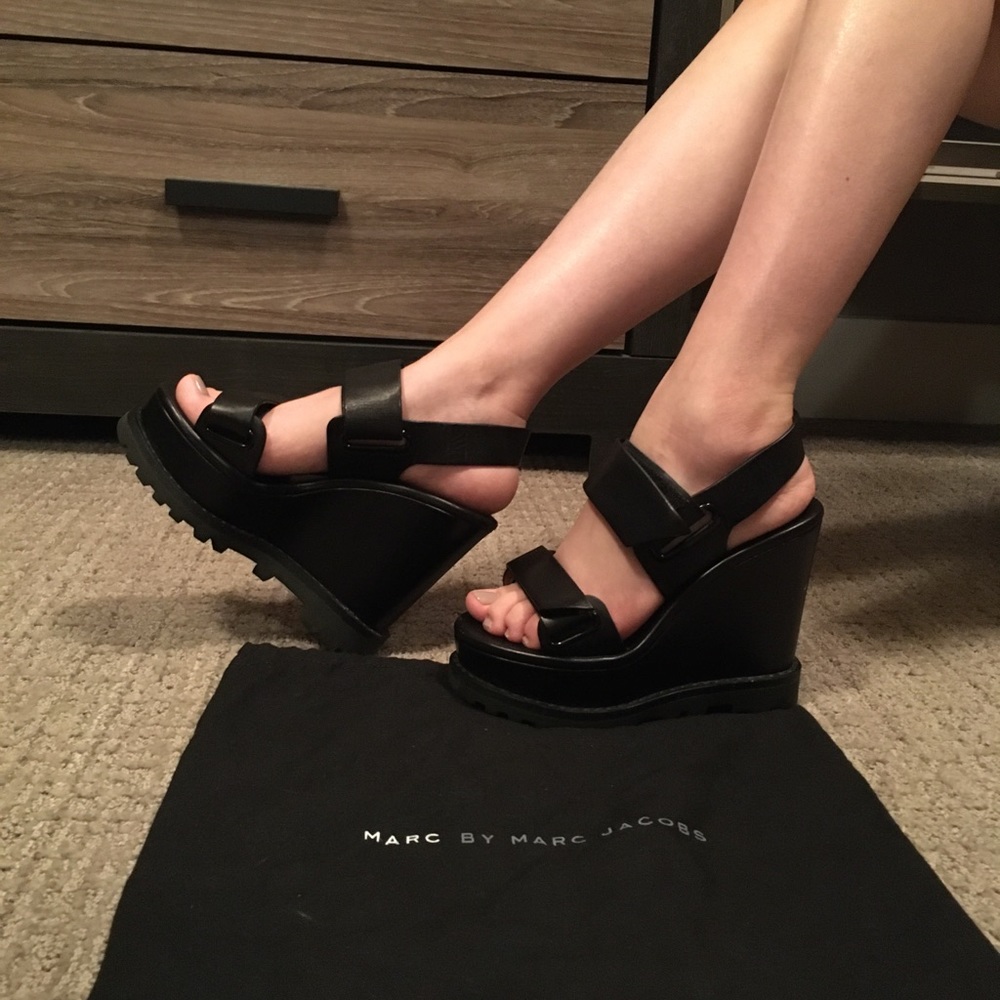 Marc by Marc Jacobs platform wedge sandal